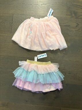 Carters girls skirts sz 3T new with tags ret $42ea